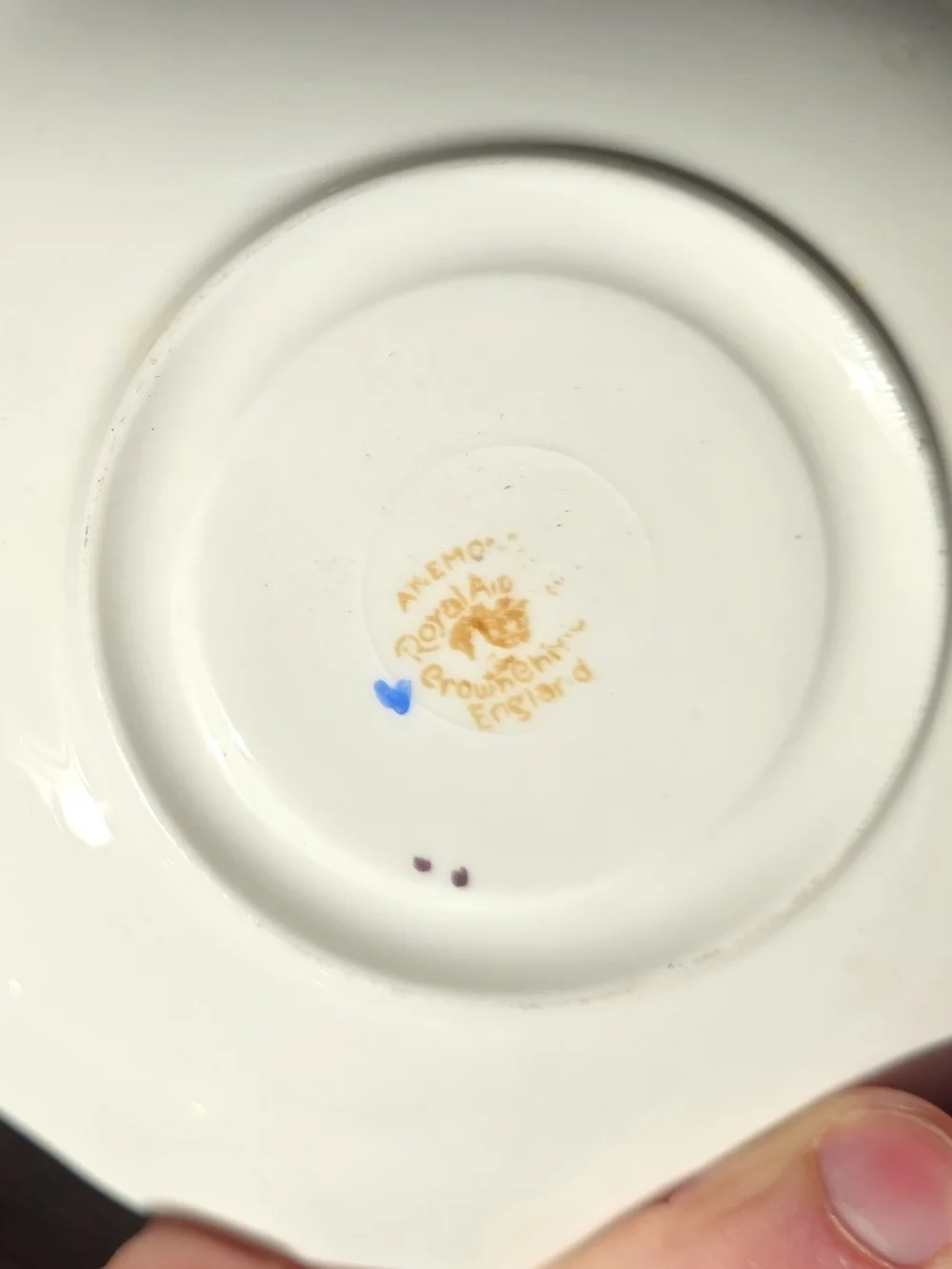 Royal Albert Anenome Teacup and Saucer Set